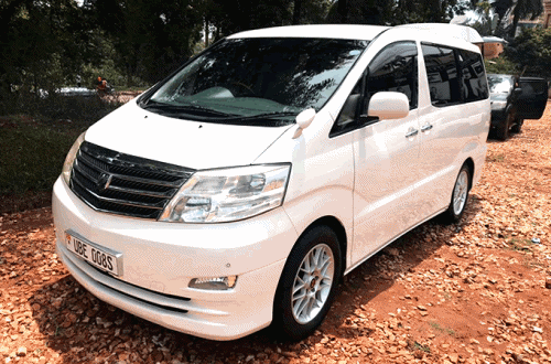 Rent a Toyota Alphard in Uganda